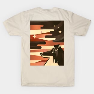 Dog and stars T-Shirt